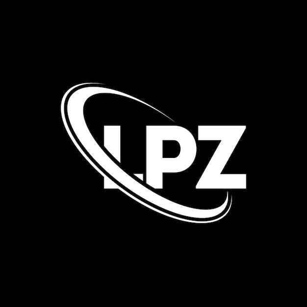 Logotipo LPZ letra LPZ letra diseño del logotipo Iniciales LPZ logotipo vinculado con círculo y mayúscula monograma logotipo LPZ tipografía para negocios de tecnología y marca inmobiliaria