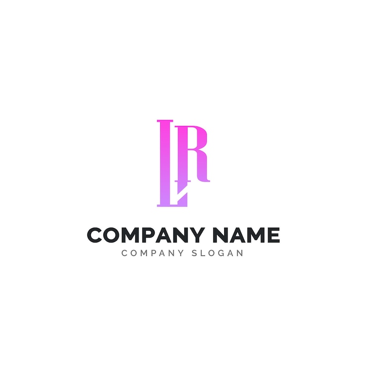 Vector logotipo lr