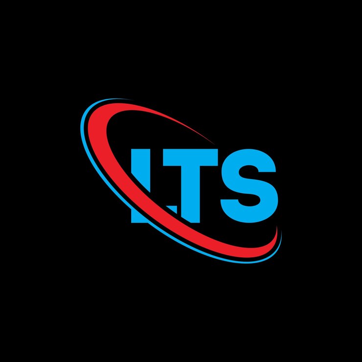 Vector logotipo de lts lts letra lts diseño de logotipo de letra lts iniciales lts logotipo vinculado con círculo y mayúscula monograma logotipo lts tipografía para negocios de tecnología y marca inmobiliaria