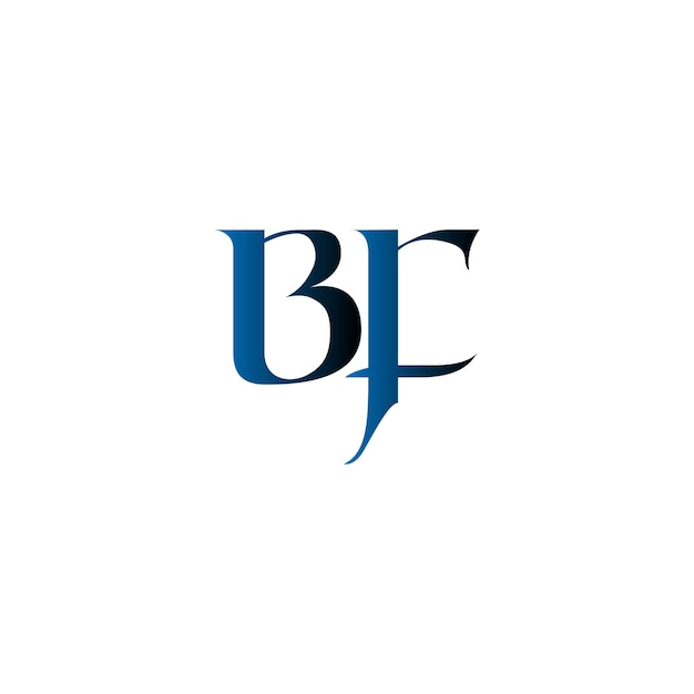 El logotipo de lujo de bf