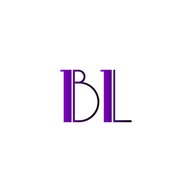 El logotipo de lujo bl
