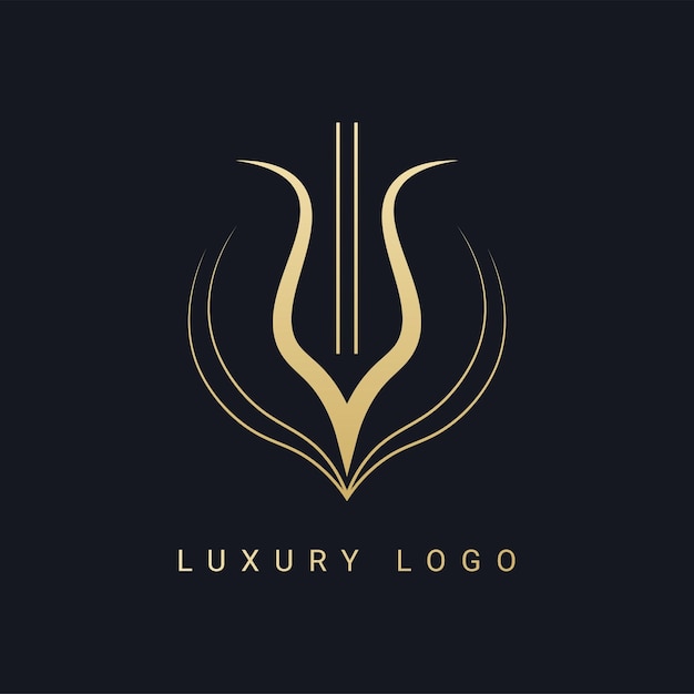 logotipo de lujo elegante vector de logotipo monograma para empresas