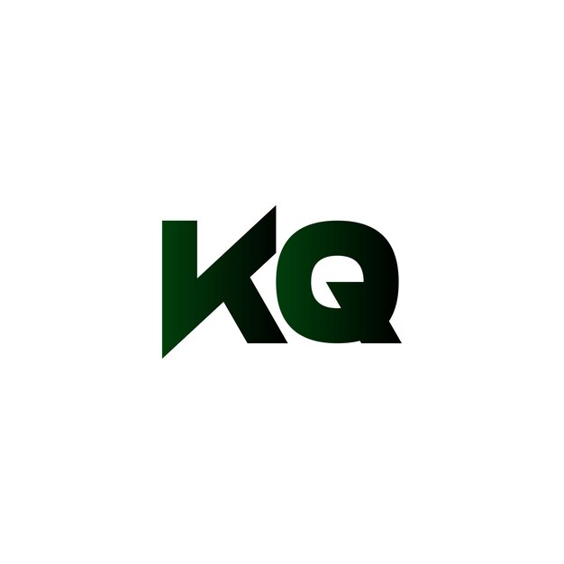 Vector el logotipo de lujo de kq