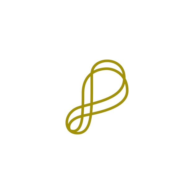 Logotipo de lujo de la letra D con estilo de diseño de arte de líneas