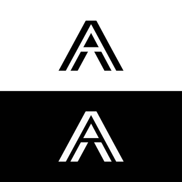 El logotipo de lujo de una letra