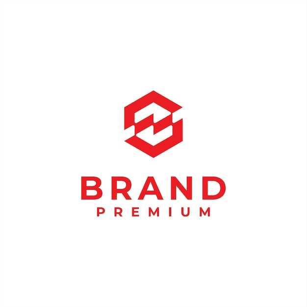logotipo de lujo de la marca letra s