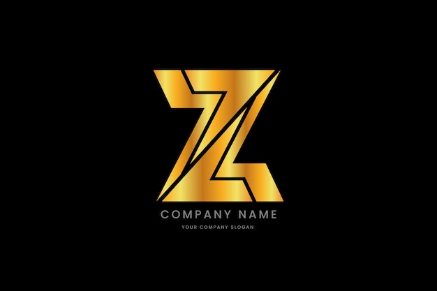 Logotipo de lujo moderno de la letra Z para la empresa Comercio electrónico Logos de marca y tecnología
