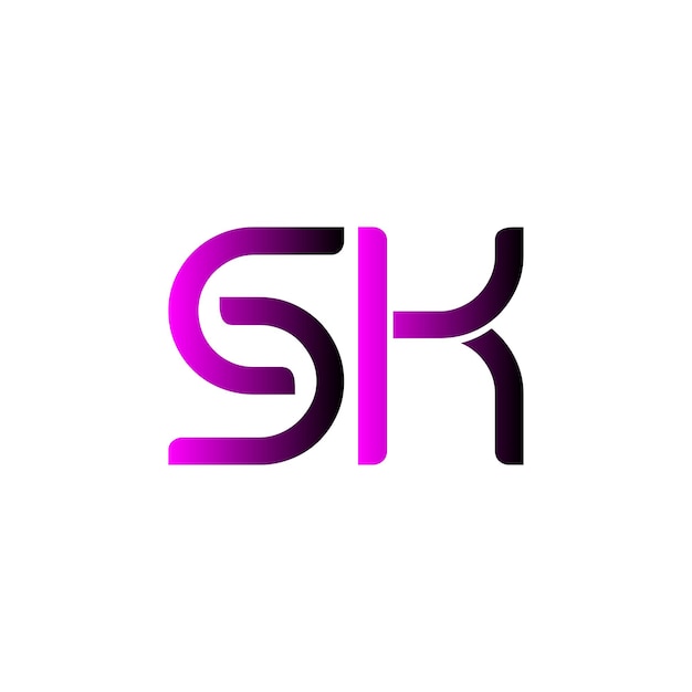 Vector el logotipo de lujo sk