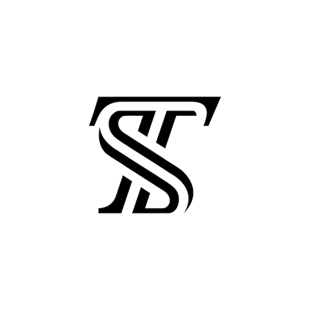 El logotipo de lujo de TS