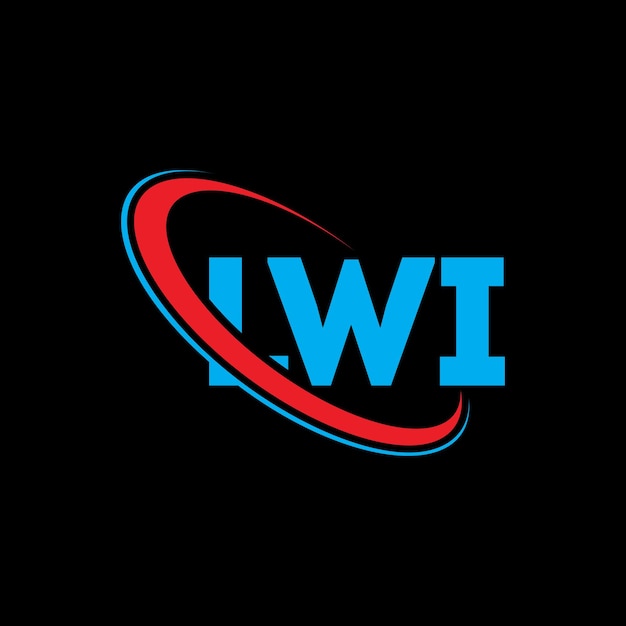 Logotipo LWI LWI letra LWI letra diseño logotipo iniciales LWI logotipo vinculado con círculo y mayúscula monograma logotipo LWI tipografía para negocios de tecnología y marca inmobiliaria