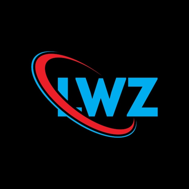 Logotipo de LWZ LWZ letra LWZ diseño de logotipo de letra Iniciales LWZ logotipo vinculado con círculo y mayúscula logotipo de monograma LWZ tipografía para negocios de tecnología y marca inmobiliaria