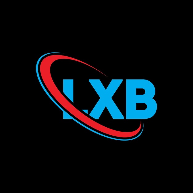 Logotipo LXB LXB letra LXB diseño de logotipo de letra Iniciales LXB logotipo vinculado con círculo y mayúscula logotipo monograma LXB tipografía para negocios de tecnología y marca inmobiliaria