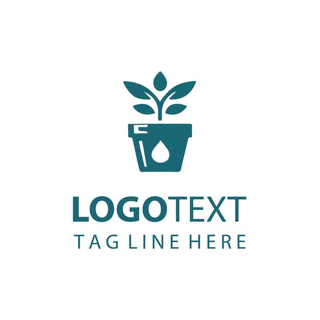 Logotipo de maceta