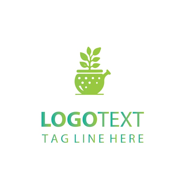 Logotipo de maceta
