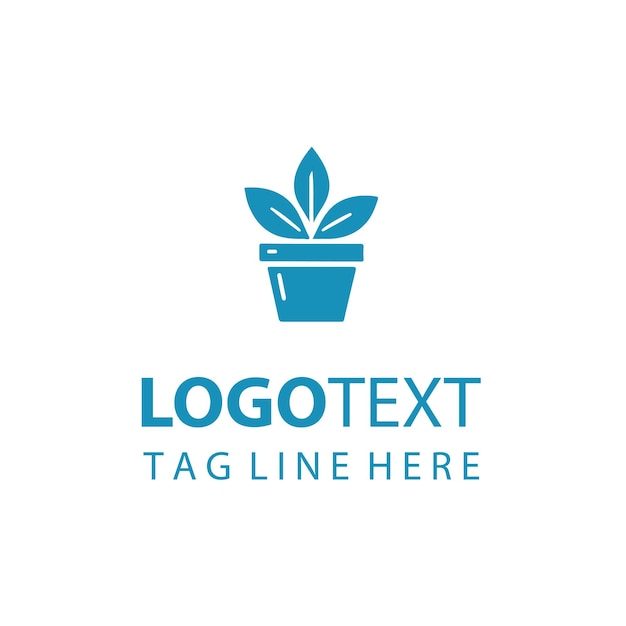Logotipo de maceta