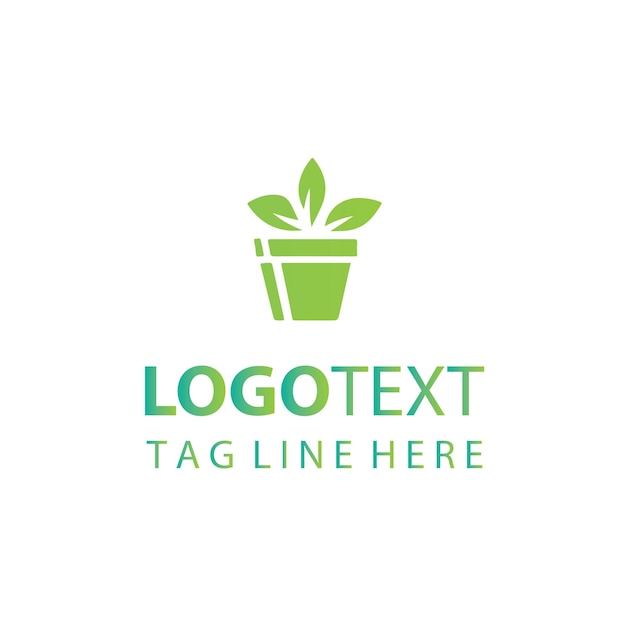 Logotipo de maceta