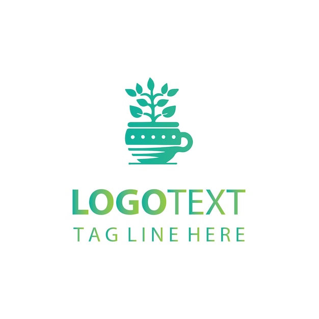 Logotipo de maceta