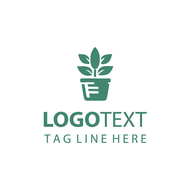 Logotipo de maceta