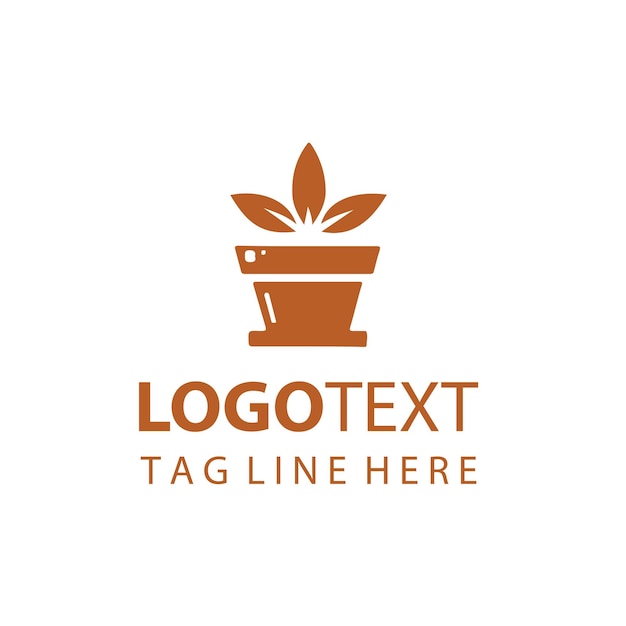 Logotipo de maceta