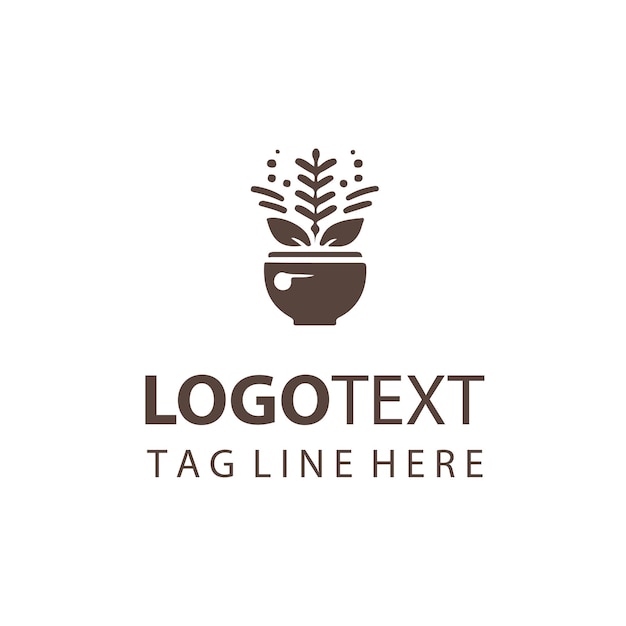 Logotipo de maceta