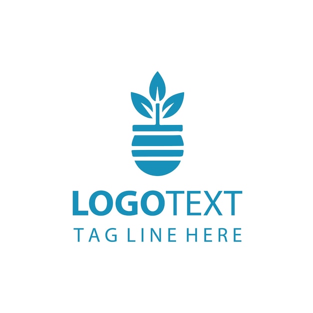 Logotipo de maceta