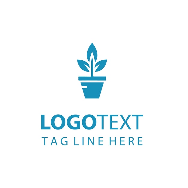 Logotipo de maceta