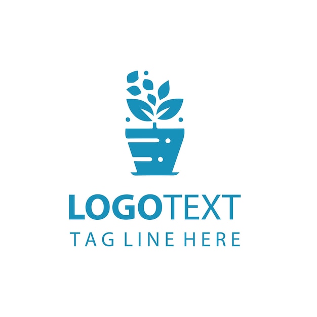 Logotipo de maceta