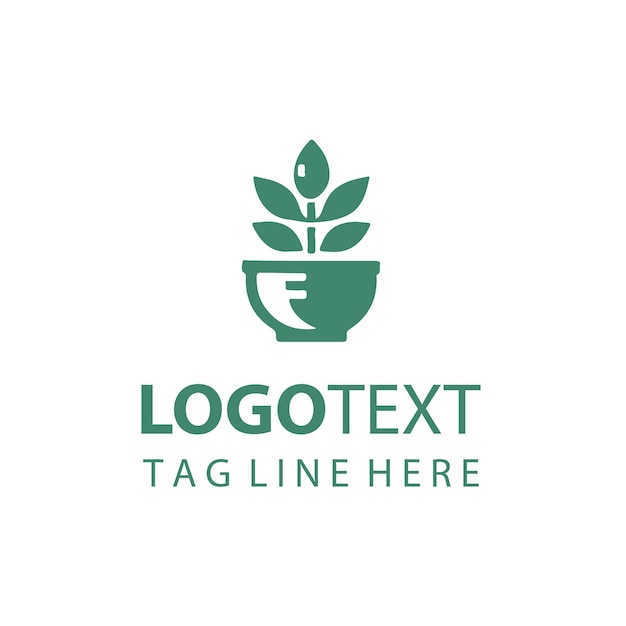 Logotipo de maceta