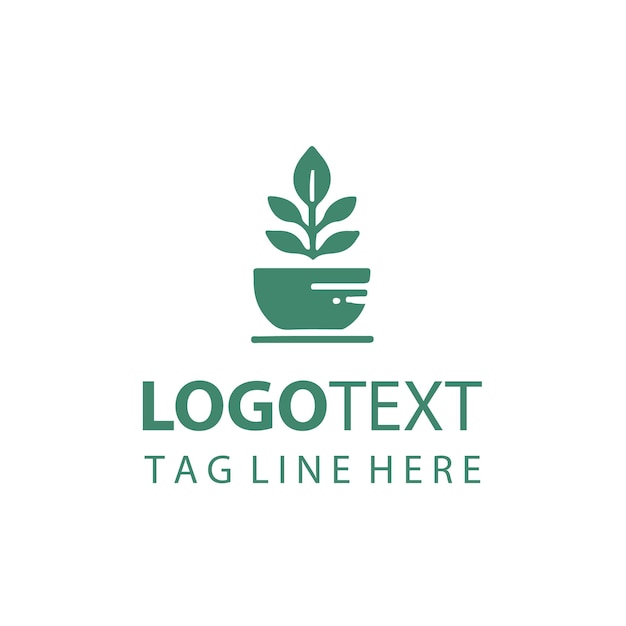 Logotipo de maceta
