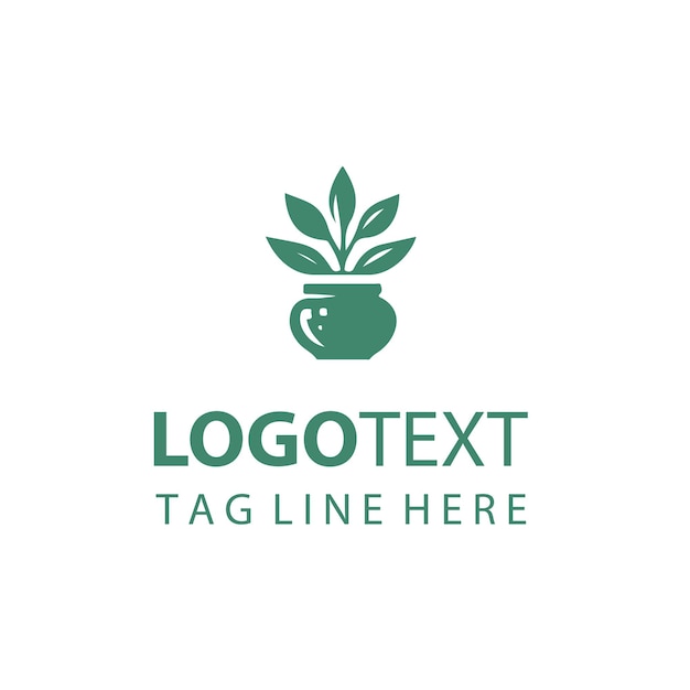 Logotipo de maceta