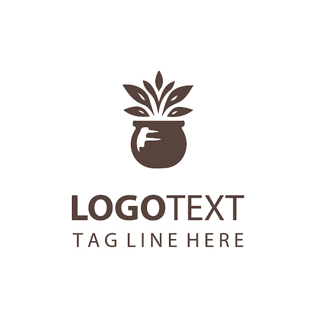 Logotipo de maceta