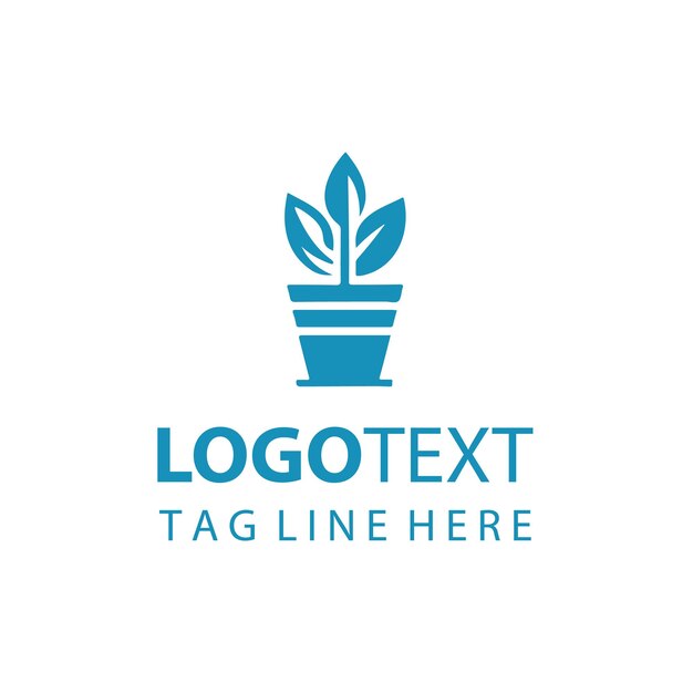 Logotipo de maceta