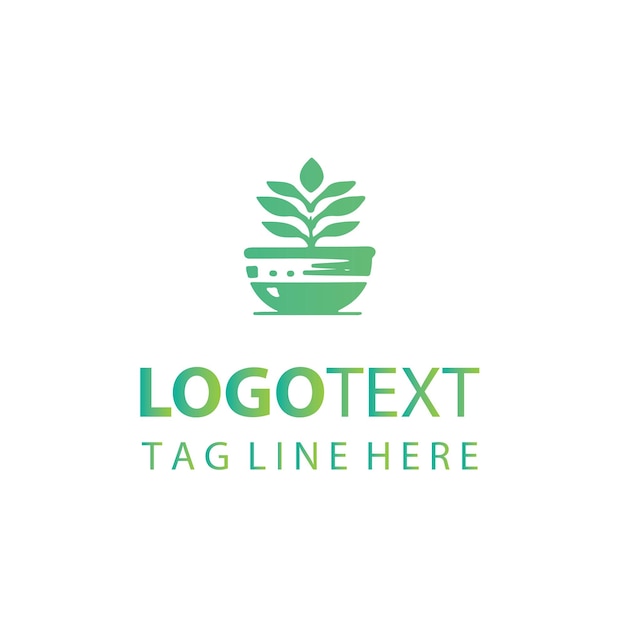 Logotipo de maceta