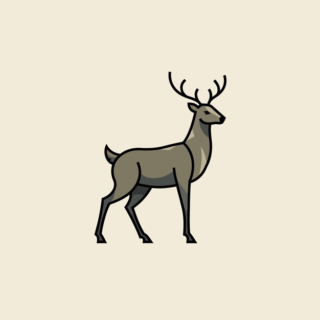 El logotipo de Majestic Deer