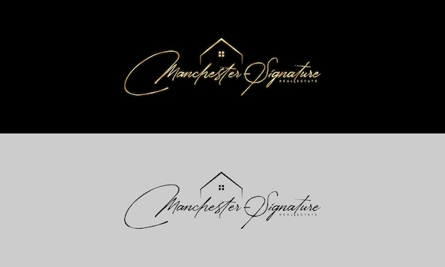 El logotipo de Manchester Signature Real Estate