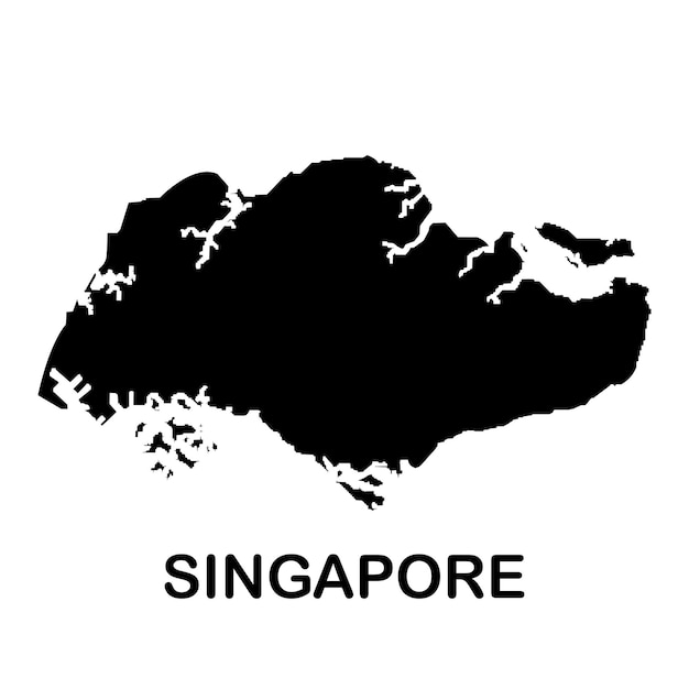 Logotipo del mapa de SINGAPUR