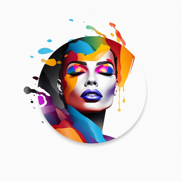 Vector logotipo de maquillaje