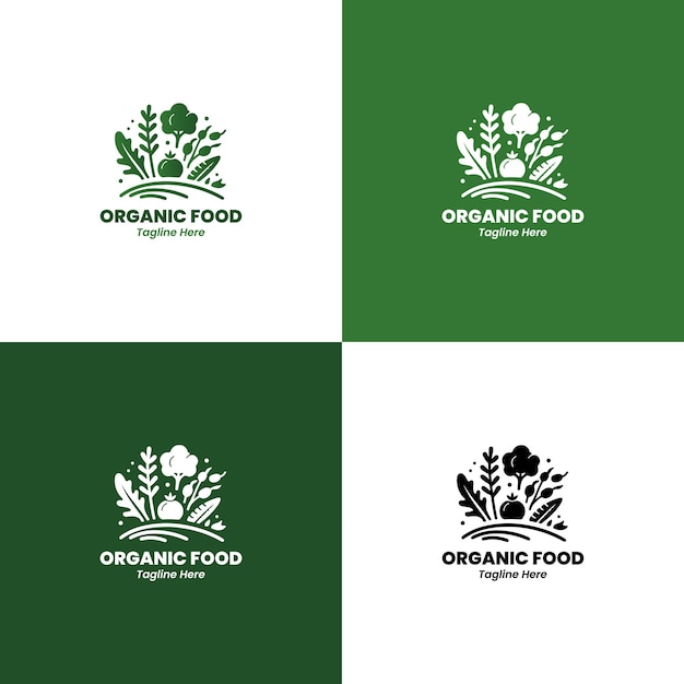 Logotipo de la marca de alimentos orgánicos