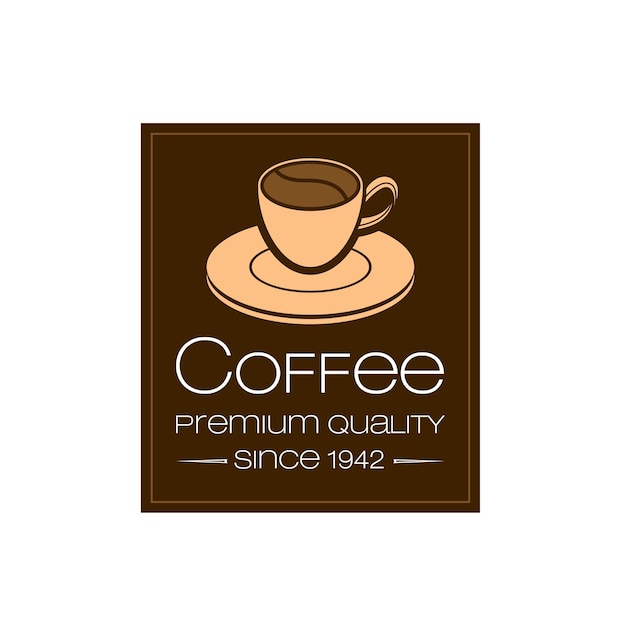 El logotipo de la marca comercial de Coffee Cafe Company