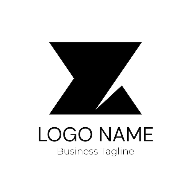 Logotipo de la marca comercial de la empresa negra