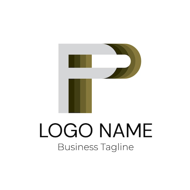 Logotipo de la marca comercial de la empresa P