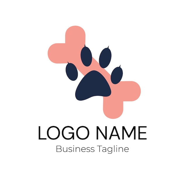 Logotipo de la marca comercial de la tienda de mascotas
