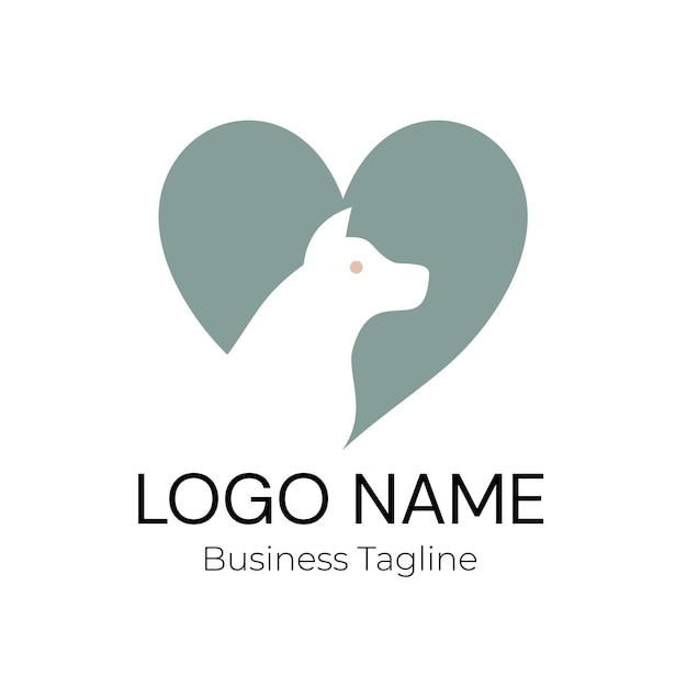 Logotipo de la marca comercial de la tienda de mascotas