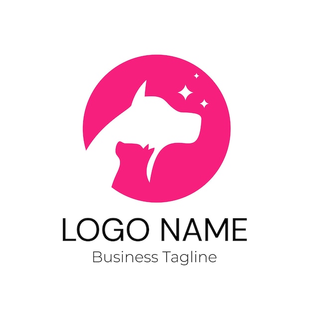 Logotipo de la marca comercial de la tienda de mascotas