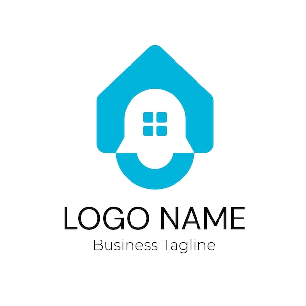 Logotipo de la marca de la empresa de bienes raíces