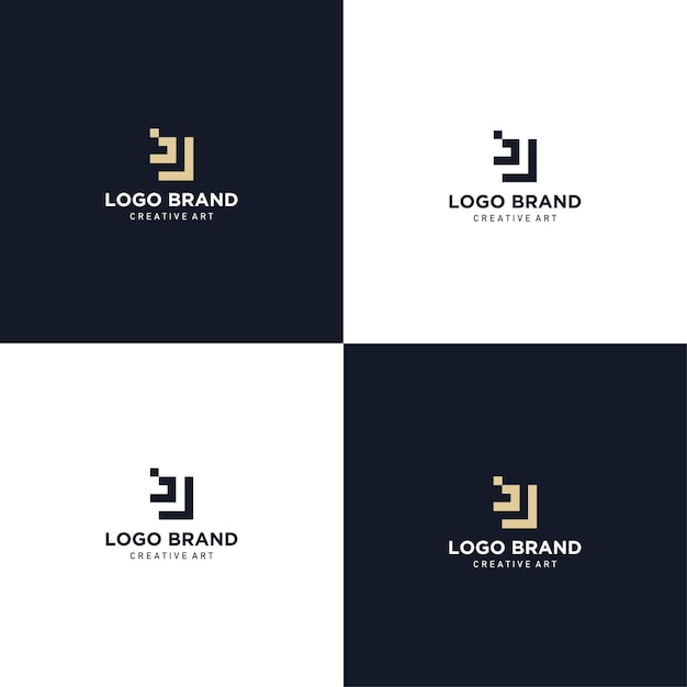 Logotipo de marca empresarial diseño profesional moderno