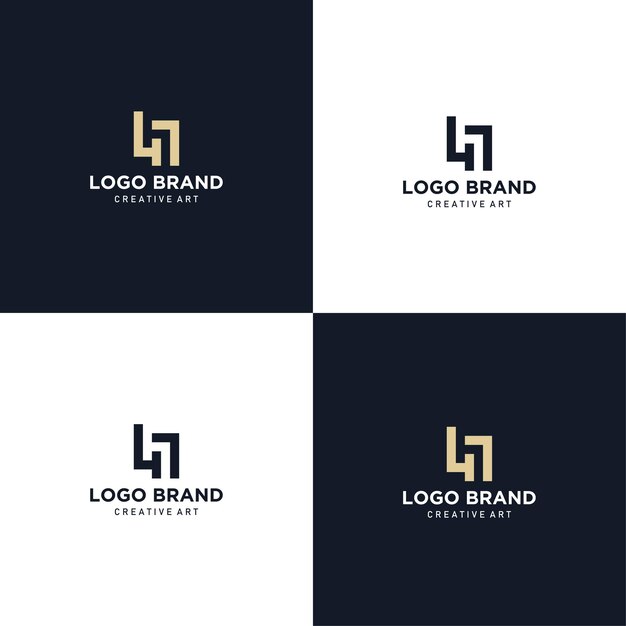 Logotipo de marca empresarial diseño profesional moderno