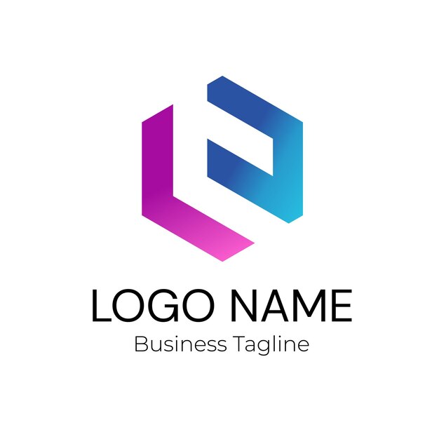 Logotipo de la marca empresarial de la empresa tecnológica