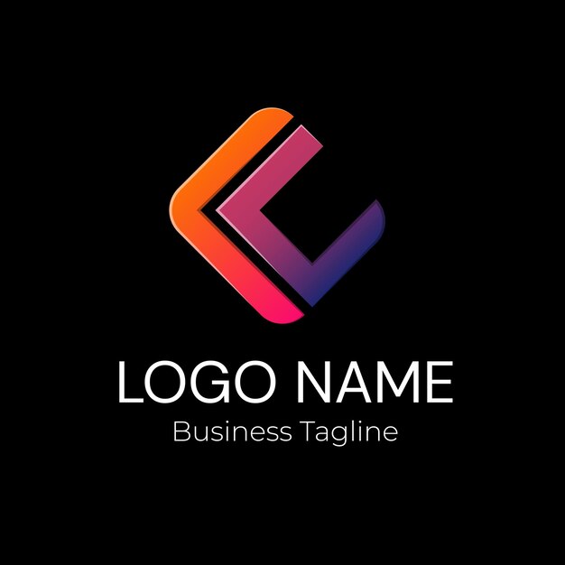 Logotipo de la marca empresarial de la empresa tecnológica
