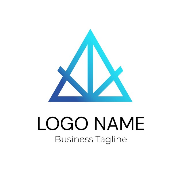 Logotipo de la marca empresarial de la empresa tecnológica